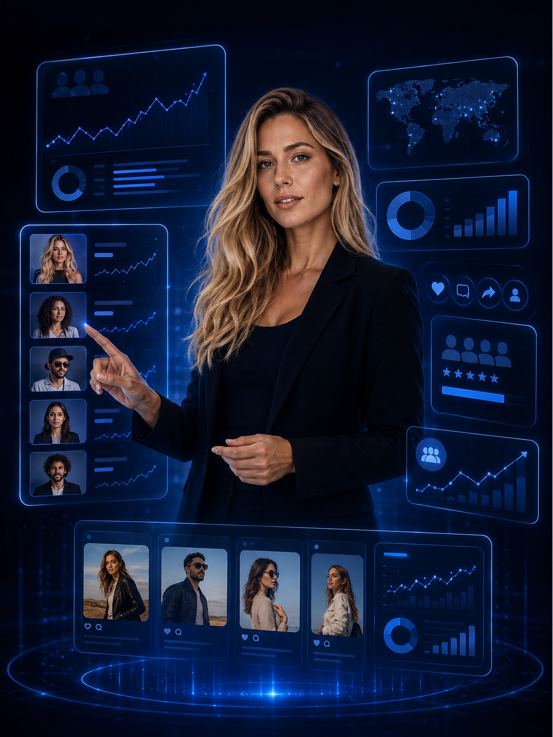 Gestão de influencers para campanhas digitais